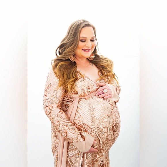 Tolu Lope sequin wrap dress - Picture 4 of 7